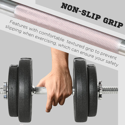 20KG Adjustable Weights Dumbbells Set For Home Office Gym Body Fitness Lifting Training.