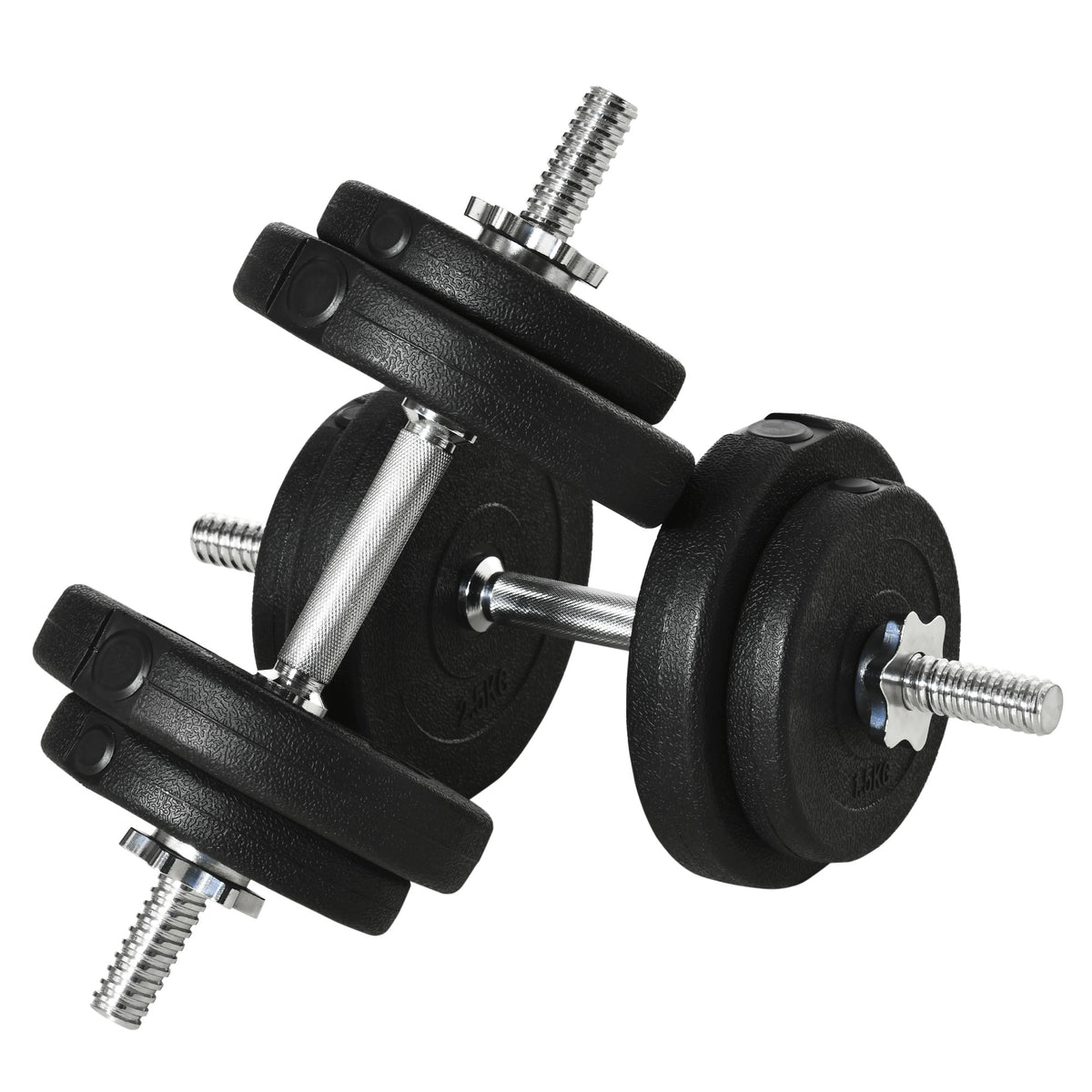 20KG Adjustable Weights Dumbbells Set For Home Office Gym Body Fitness Lifting Training.