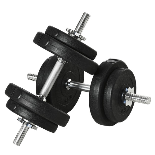 20KG Adjustable Weights Dumbbells Set For Home Office Gym Body Fitness Lifting Training.