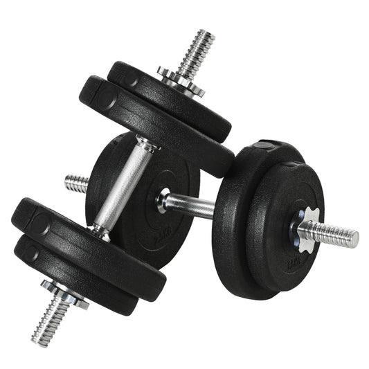 20KG Adjustable Weights Dumbbells Set For Home Office Gym Body Fitness Lifting Training.
