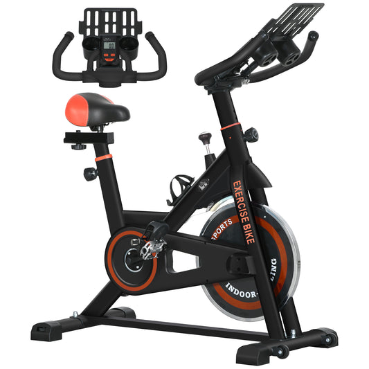 Flywheel Stationary Bike Indoor Cycling Machine With Adjustable Resistance Seat
