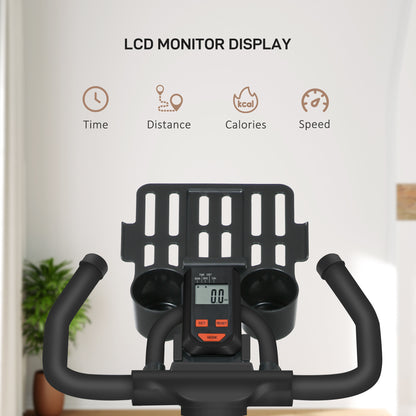 Flywheel Stationary Bike Indoor Cycling Machine With Adjustable Resistance Seat