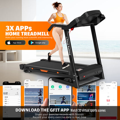 Folding Treadmill For Home Electric Treadmill Workout Running Machine