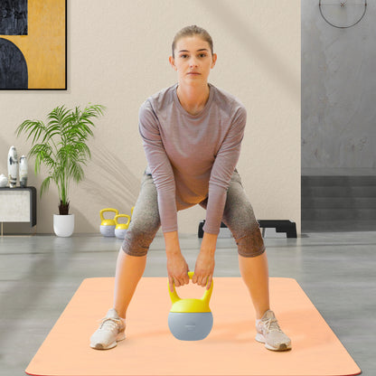 SPORTNOW 6KG Soft Kettlebell With Non-Slip Handle For Home Gym.